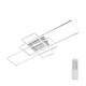 Brilo - LED prigušiva plafonski luster FRAME LED/51W/230V hrom + daljinski upravljač