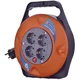 ROLETA - PVC VODNIK EMOS 10M 3X1.0 H05VV-F BOX 4X ŠUKO vtičnica IP20