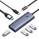Hub postaja Baseus UltraJoy USB-C - 4x USB-A, HDMI, 2x USB-C, 4K@60Hz - space grey
