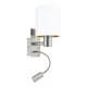 Eglo 96484 - LED fleksibilna svetiljka PASTERI 1xE27/40W+LED/3,8W bela