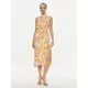 Patrizia Pepe Poletna obleka 2A2726/A426-XG02 Pisana Regular Fit