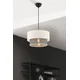 Opviq Luster Echo, 30x30cm, Belo-crni