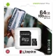 KINGSTON A1 MicroSDXC 64GB 100R class 10 SDCS2/64GB + adapter