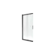 Mexen Fox drsni paravan za kopalnico z dvema kriloma 85 x 150 cm, prozoren, črn - 891-085-002-70-00
