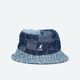 Kangol Denim Mashup Bucket K5296 MEDIUM BLUE