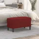 Klupa Crvena boja vina 70 x 35 x 41 cm od tkanine