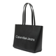 Calvin Klein Jeans Shopper torba, crna / bijela