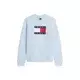 Tommy Jeans Majica mornarska / svetlo modra / rdeča / bela