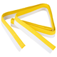 Pojas za borilačke vještine prošiveni 2,5 m bijeli/žuti