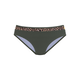 LASCANA Bikini hlačke rjava / kaki / črna