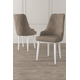 Hanah Home Set stolica Trex, 46x95x42 cm, 4 komada, Belo-smeđe