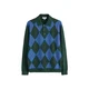 Next Pulover Argyle modra/zelena/rdeča
