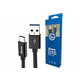 XWAVE Kabl USB Tip-C 3.0 muški na Tip-C 3.1 muški 2m/ crna