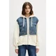 Desigual Jopa Trucker 25WWSK06 Écru Loose Fit