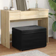 vidaXL Stolica Črna 60 x 40 x 40 cm Samet in Umetno Leseno