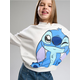 Sinsay - Dukserica s okruglim izrezom i printom Lilo & Stitch - krem