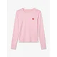 VERO MODA Majica VMCHLOE roza/rdeča