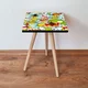 Hanah Home Klub sto Shp9, 35x42x35 cm, Šareni