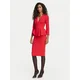 Elisabetta Franchi Cocktail obleka AB-010-67E2-V400 Rdeča Fitted Fit