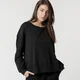 Amour Sweatshirt, Black - S