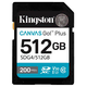 Kingston Canvas Go! Plus SD 512GB Class10 UHS-I U3, V30, 4K UHD SDG4/512GB spominska kartica