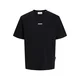 JACK & JONES Majica JCOClub črna / bela