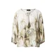 monari Bluza rjava / zelena / oliva / bela
