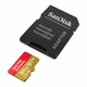 Memorijska kartica SANDISK, microSDXC, 64 GB, SDSQXAH-064G-GN6MA Extreme, A1 C10 V30 UHS-I U3, R170MB/s / W80MB/s + SD Adapter