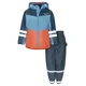 PLAYSHOES Funkcionalna obleka marine/kraljevo modra/oranžna