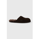 Kućne papuče od brušene kože UGG Scuff boja: smeđa, 1101111