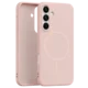 Velvet Touch MagSafe maska za Samsung Galaxy S24 - Roze
