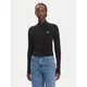 Tommy Jeans Pletena jopica DW0DW20967 Črna Slim Fit
