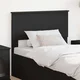 vidaXL Vzglavje z vzglavjem Črna Orehovina 90 cm Konstruiran les