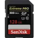 SanDisk SD card Extreme Pro UHS-II 300mb-s SDSDXPK-128G Črna