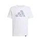 Adidas Majica za dečake J Camo T, JV5077, Bela