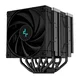 DEEPCOOL hladilnik AK620 Zero Dark / 2x120mm ventilator / 6x toplotna cev / za Intel in AMD / popolnoma črn