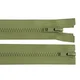 Bone zipper No 5 split 2 drsnika / dvosmerna 95 cm jakna - kaki zelena