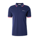 Ben Sherman Majica marine/rdeča/bela