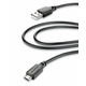 Kabel USB CELLULARLINE, MicroUSB, 2m, črn