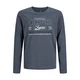 Jack & Jones Junior Majica marine / bazaltno siva / bela
