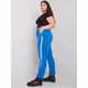 RELEVANCE Ženske potiskane Plus velikost hlače ABELIA modra RV-DR-6876.82P_380988 4XL