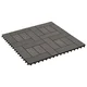 Pločice za decking 22 pcs Tamno smeđa 30 x 30 cm