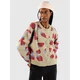 24 Colours 41328 Strawberry Knitted Cardigan green