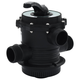 vidaXL Ventil z več priključki za peščeni filter ABS 1,5″ 6-smerni