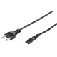 MicroConnet Napajalni kabel C7, 1,2m črn