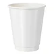 Papirnati lonček, dvostenski, bel, 250 ml, 25 kosov.