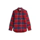 TOMMY HILFIGER Srajca Hero temno modra/rdeča/vinsko rdeča/bela