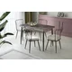 Hanah Home Trpezarijski sto 120x75x70cm Krem