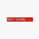 CAR 888 ACCESSORIES Nalepnica Imt 577 velika crvena