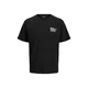 JACK & JONES Majica JJLEGEND rumena / črna / bela